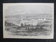 1884 Civil War Print - Battle of Gettysburg, July 2nd,  From the Rocky Hill picture