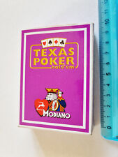 TEXAS POKER HOLD'EM ORIGINAL VINTAGE MODIAN PLAYING CARDS PLAYING CARDS NEW picture