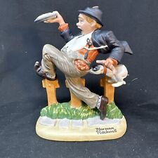 12 Norman Rockwell Porcelain Figurines Series 