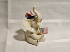 Lenox America's Patriotic Fourth of July Elephant Porcelain Figurine picture