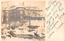 1904 RPPC High Cliffe Hall Park Hill Yonkers NY Westchester county picture