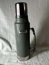 Stanley 1.1Qt 1 Liter Hot & Cold Green Thermos Vacuum Bottle picture