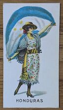 1925 J&F Bell Cigarette Card - Women Of All Nations #34 Honduras - Rare picture