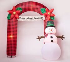 Kringle Express Inflatable Archway with Snowman picture