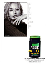 1993 Arrid  XX Stick Deodorant Vintage Print Ad - Ephemera Full Page Color picture