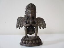 Vintage Indian Cast Bronze Statuette of Garuna picture