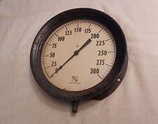 9 ¾ inch Vintage Ashcroft Pressure Gauge good for steampunk project. picture