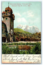 1910 Souvenir German Tyrolean Alps St. Louis Missouri MO Utica MO Postcard picture