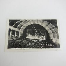 Real Photo Postcard RPPC New York City Radio City Music Hall Theater Vintage picture