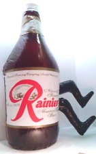 Rare~WILD RAINIER BEER RUNNING OF  RAINIERS~Bottle~Display~Hanging~27 inch~1980' picture