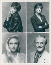 1991 Four Portraits of Stars from LA Law Original News Service Photo picture