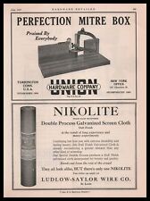 1927 Ludlow Saylor Wire Co. St Louis Nikolite Dull Finish Screen Cloth Print Ad picture