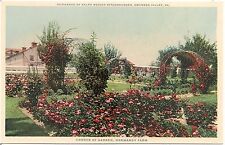 Corner of Garden, Normandy Farm, Gwynedd Valley PA Postcard picture