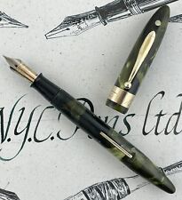 Sheaffer Autograph Fountain Pen ~ 14K Gold Band & Clip ~ New Sac ~ User Grade+ picture