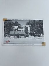 Vintage ROADSIDE Postcard--MONTANA-Yellowstone-Red Lodge Tourist Camp-Cooke City picture