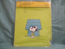 Vintage Peanut Snoopy 5 notebook dividers NIP picture