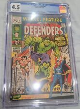Marvel Feature #1: The Defenders (December 1971, Marvel Comics) CGC Graded, 4.5 picture