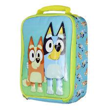 Bluey Kids Lunch Box Bluey And Bingo Raised Character Insulated Lunch Bag Tote picture