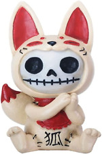 SUMMIT COLLECTION Furry Bones Kitsune The Japanese Cat Collectible Figurine picture