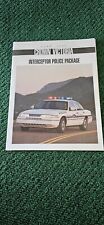 1994 Ford Crown Victoria Interceptor Police Package Sales Brochure - Vintage picture