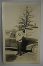 Antique 1930s Morrow Grocery Bessemer Alabama Man Car Coca Cola Original Photo picture