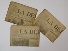 Lot of 3 WW1 French newspapers from May, 1915 - original picture