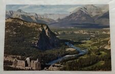 Banff Springs Hotel Showing The Golf Course, The Canadian Rockies. Postcard (I2) picture
