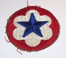 SALTY ORIGINAL GREENBACK WW2 ARMY SERVICE FORCES PATCH OFF UNIFORM picture