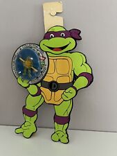 TMNT Teenage Mutant Ninja Turtles Collector Pin Donatello Pinback Button 1990 picture