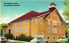 First Baptist Church, Russellville, Arkansas Postcard Unposted MWM picture