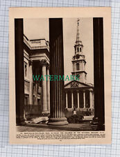 (8730) St Martin's In The Fields London National Gallery - c.1925 Book Print picture