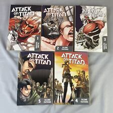 Attack On Titan English Manga Set Lot 1-5 Graphic Novel Anime Books 1 2 3 4 5 picture
