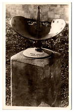 RPPC James Hartness Sundial, Made in Springfield, Vermont picture