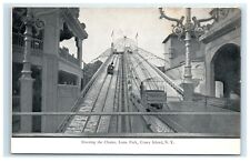 VTG Postcard Coney Island New York Shooting Chutes Amusement Park Early 1900s picture