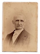 C. 1880s CABINET CARD E.G. LACEY HANDSOME OLD BEARDED MAN IN SUIT MORRISTOWN NJ picture