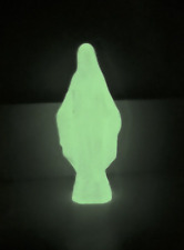 Vintage Mother Mary Glow In The Dark Hard Plastic Figure Hong Kong picture