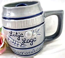 Barrel Mug German Beer Berentten Lutjc Lage with Shot Cup Double trouble Vintage picture