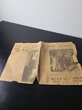 Vintage Chicago Newspaper 1929 picture
