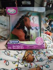 Breyer Mane Beauty Styling Horse Head Blaze Bay Thoroughbred #880073 picture