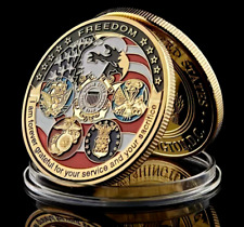 United States Freedom Challenge Coin “I Am Forever Grateful For Your Service” picture