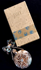Vintage Coty Perfume Brooch Charm Decanter Refillable w Box picture