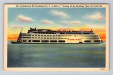 St Louis MO-Missouri, S.S. Admiral Flagship of Streckfus Fleet Vintage Postcard picture