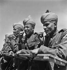 Indian soldiers Royal Indian Army Service Corps a part British - 1942 Old Photo picture