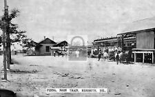 Pennsylvania Noon Railroad Train Rehoboth Delaware DE Reprint Postcard picture
