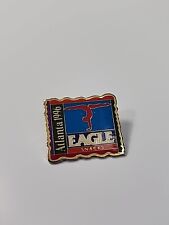 Gymnastics 1996 Atlanta Summer Olympic Games Souvenir Pin Eagle Snacks Sponsor picture