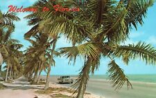 Postcard FL Welcome to Florida Shorefront Road 1974 Chrome Vintage PC G3798 picture