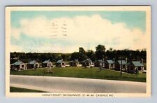 Cassville MO- Missouri, Manley Court, Advertisement, Vintage c1960 Postcard picture