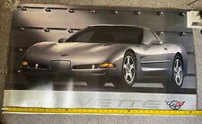 Vintage 1997 Chevy Corvette 37 x 22 Two Sided Poster No Frames Shipped Rolled picture