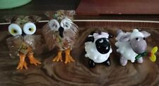Pier 1 Imports Lot Glass Sheep Oscar and Emmyans See No Evil Hear No Evil  picture