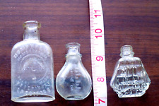 1890 HUMPHREYS HOMEOPATHIC VETERINARY SPECIFIC Bottle + 2 Civil War Era Bottles picture